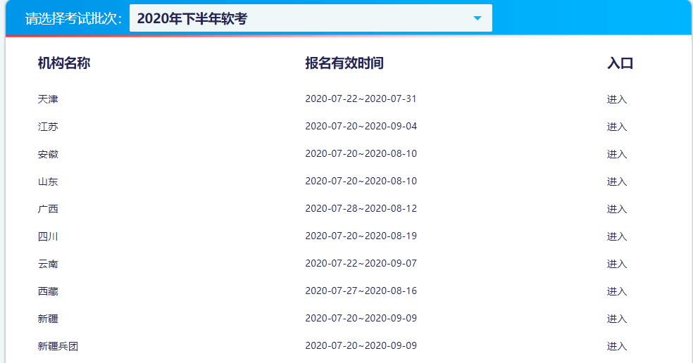 全国软考报名,下半年全国软考报名时间